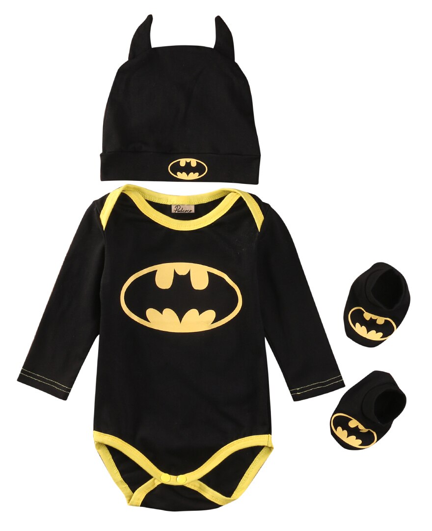 Newborn Onesies Batman Costume Design